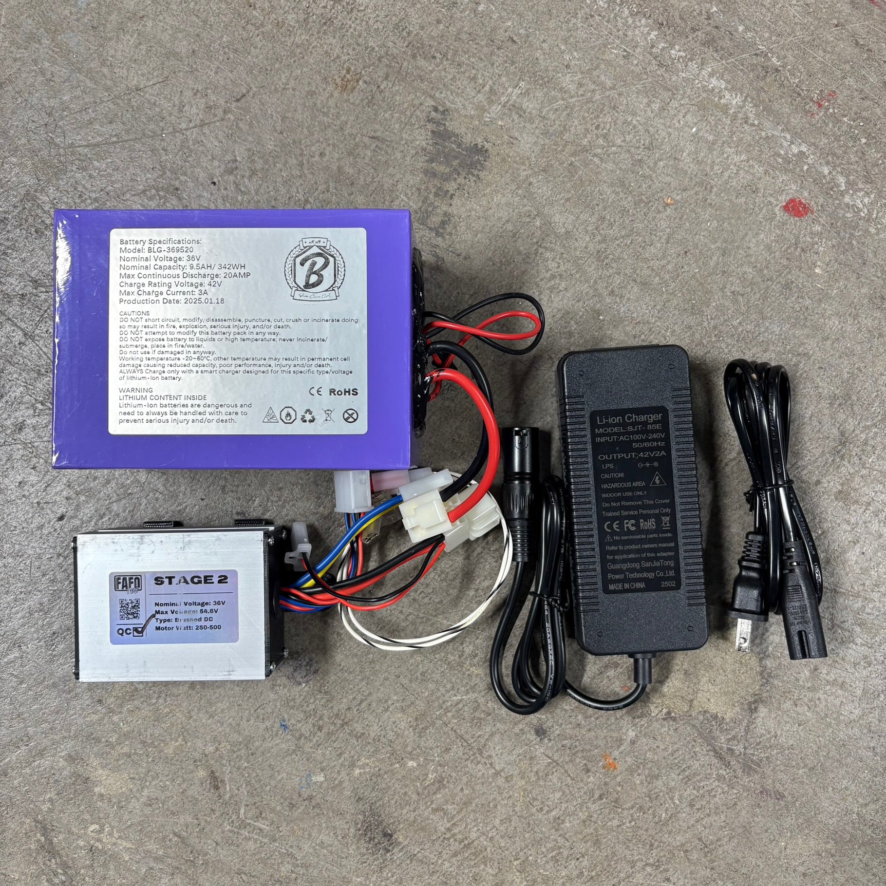 Crazy Cart Stage 5 Kit 48 Volts 500 Watt – FAFO408