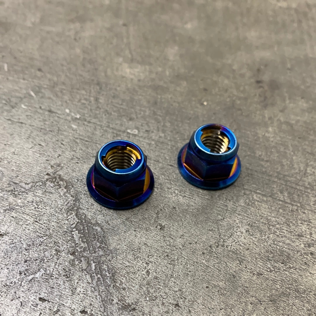 Titanium Anodized Header Locknut