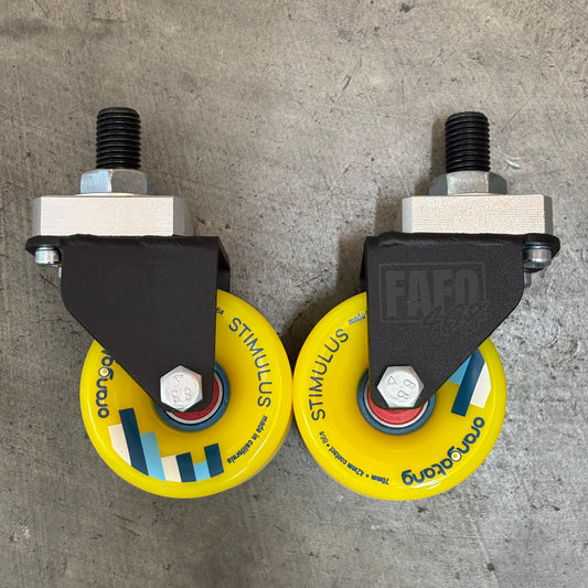 FAFO408 Wide Wheel Rear Caster Set