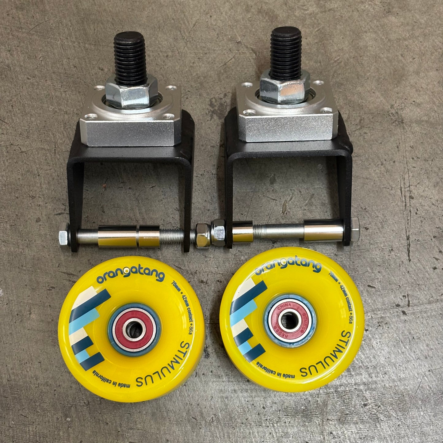 FAFO408 Wide Wheel Rear Caster Set